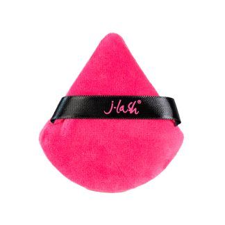 Esponja para maquillaje de la marca J lash es en color rosa